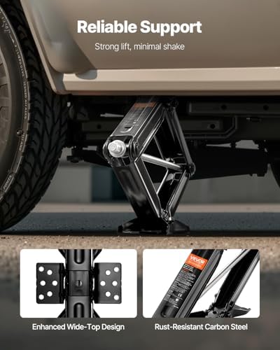 VEVOR 6500 lbs RV Scissor Jacks, 4-23.4 in RV Stabilizer Leveling Scissor Jacks - Image 4