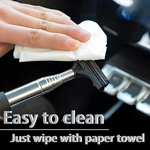 8sanlione 38.6 Inch Telescopic Side Mirror Glass Squeegee - Image 5