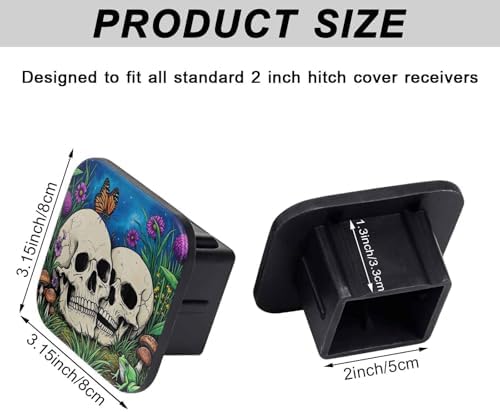 2" Trailer Hitch Cover Rubber Receiver Tube Cap Trailer Hitch Covers - Image 2