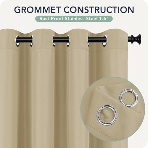 Patio Curtains Outdoor Waterproof 6 Panels, Porch Sun Shade - Image 5