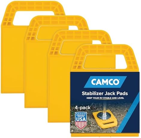 Camco RV Stabilizing Jack Pads by Camco