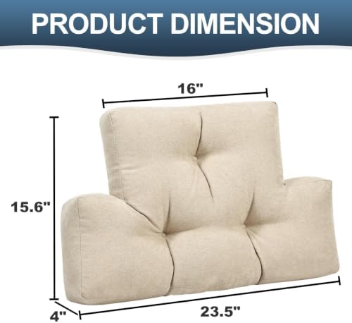 Back Pillow for Recliner Lumbar Support Pillow Soft and Fluffy Back Support - Image 4
