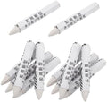 12pcs White Wax Tire Marking Crayons by BELLIFFY