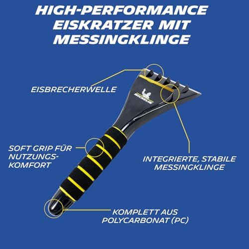 MICHELIN Ice Scraper Car Brass Blade | Windscreen Scraper Car Brass | Ice - Image 3
