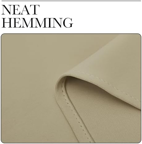 NICETOWN Cocoa Eggnog Blackout Curtains - Image 6
