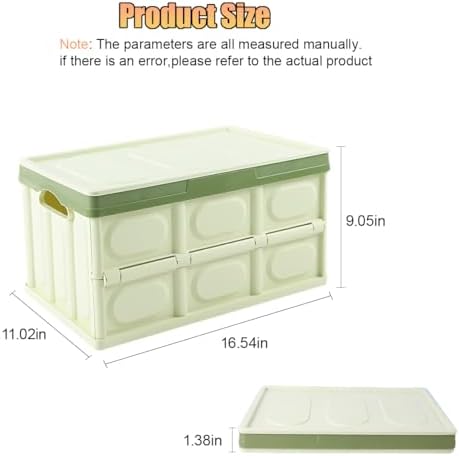 Car Trunk Organizer, Foldable Plastic Cargo Storage Box - Image 2