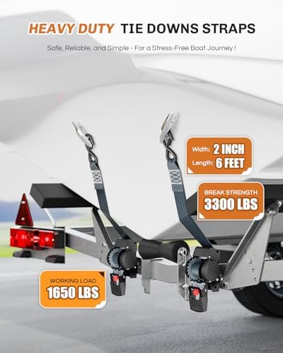 Retractable Ratchet Tie Down Straps - Image 2