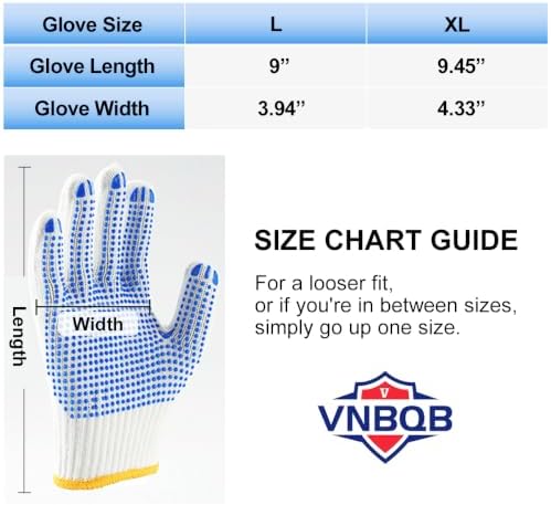 12 Pairs Cotton Work Gloves Bulk - Image 5