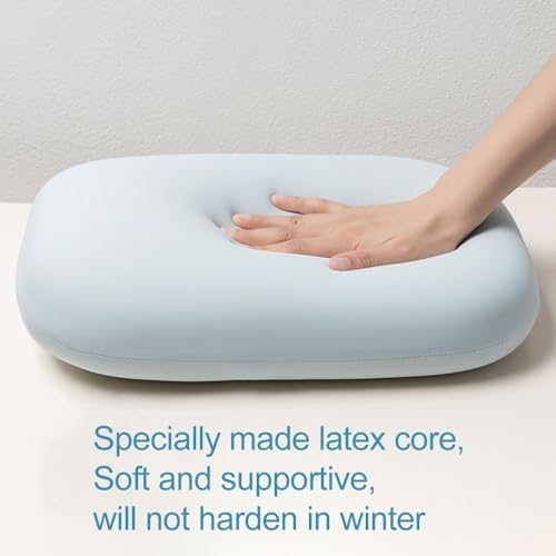 Lumbar Support Pillow Summer Soft Latex Lower Back Cushion - Image 5