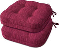 Shinnwa Kitchen Chair Cushions Set of 2, Dual-Layer Memory Foam Dining Chair by Shinnwa