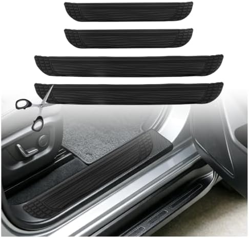 4PCS Car Door Sill Protector, Width 2.56" Car Door Protector by Unknown