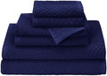 COTTON CRAFT Euro Spa Waffle Weave 6 Piece Towel Set by COTTONCRAFT