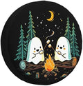 Ghost Roasting Marshmallows Spare Tire Cover Waterproof Wheel Cover 16 Inch by Unknown