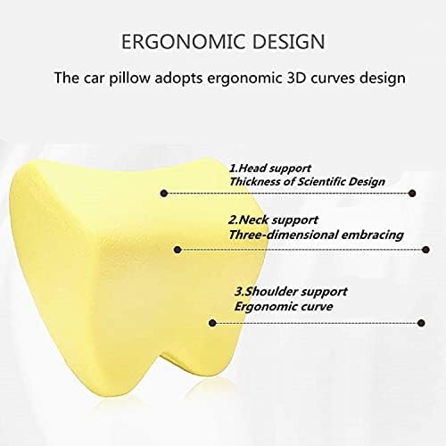 Car Seat Neck Pillow, Headrest Cushion Relieve Neck Pain - Image 6