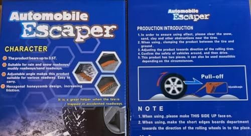 Foldable Emergency Tire Traction Pad, Car Escaper, Ideal to Unstuck Your Car - Image 7