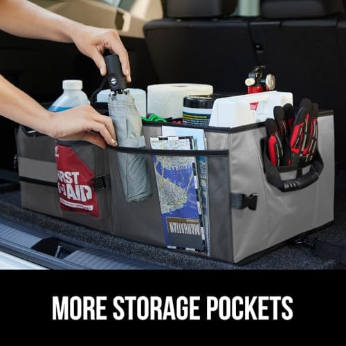 GORILLA GRIP Trunk Organizer for SUV and Cars, Large Capacity - Image 4