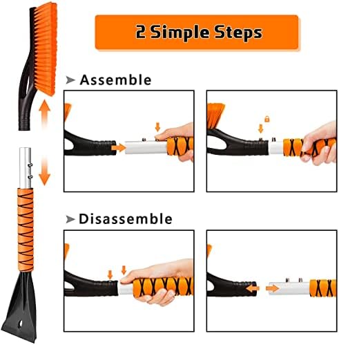 27" Snow Brush and Ice Scrapers - Image 4