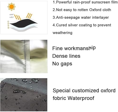 Tire Dust Covers Hold 4 Tires, Heavy Duty Waterproof Fade Resistant Tire - Image 5
