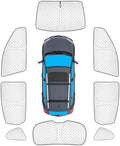 KMF 8pcs Thicken Full Car Window Shades by KMF