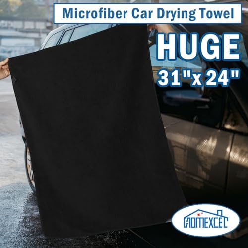 HOMEXCEL Professional Large Microfiber Car Drying Towels 2 Pack - Image 5