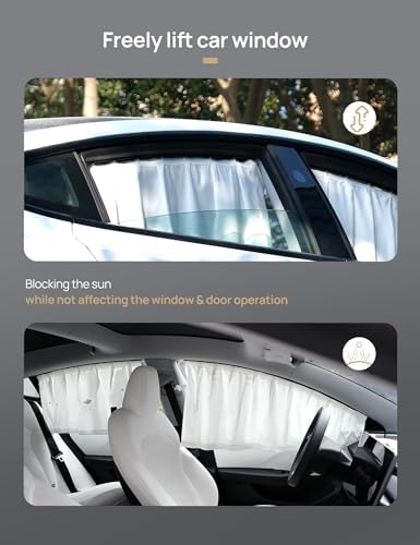 TPARTS Side Window Sunshade Curtains - Image 4