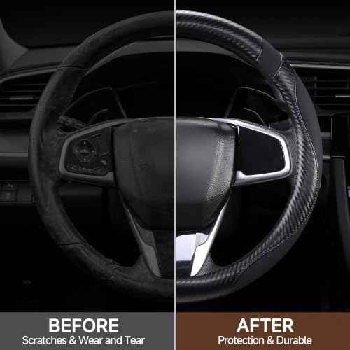 West Llama Carbon Fiber Steering Wheel Cover - Image 6