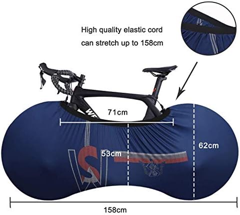 Bike Wheel Cover Indoor Dust-Proof and High Elasticity Bicycle Wheel Bag - Image 2