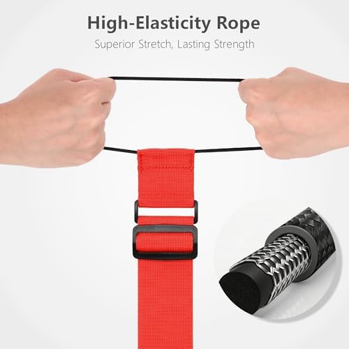 Mayski 4 Pack Adjustable Elastic Luggage Connector Straps - Image 3