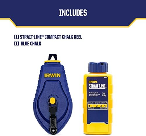IRWIN Tools STRAIT-LINE COMPACT Chalk Reel, - Image 2