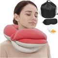 BUYUE Travel Neck Pillows for Airplanes, Memory Foam 360° Head Support Sleep by BUYUE