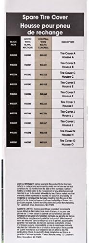 Camco 45252 Black 34 inches Vinyl Spare Tire Cover - Image 5