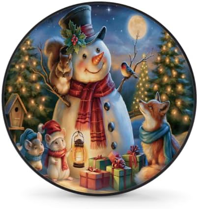 Christmas Spare Tire Cover Waterproof Dust-Proof Spare Wheel Covers by Unknown
