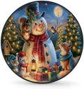 Christmas Spare Tire Cover Waterproof Dust-Proof Spare Wheel Covers by Unknown