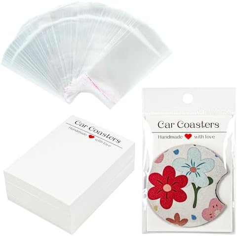 Vcekract 100Pcs Car Coaster Packaging by Vcekract