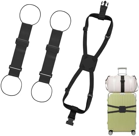 3 Pack Multi Use Strong Adjustable Luggage Connector Straps by Unknown