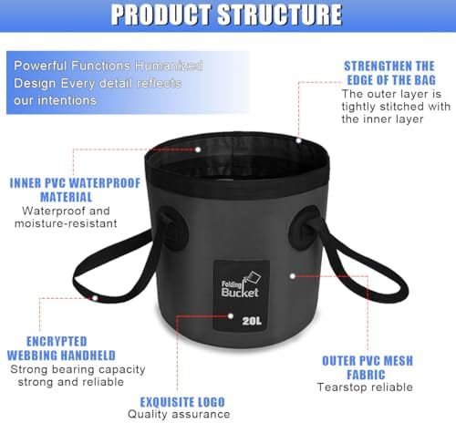 5 Gallon Collapsible Bucket - Image 4