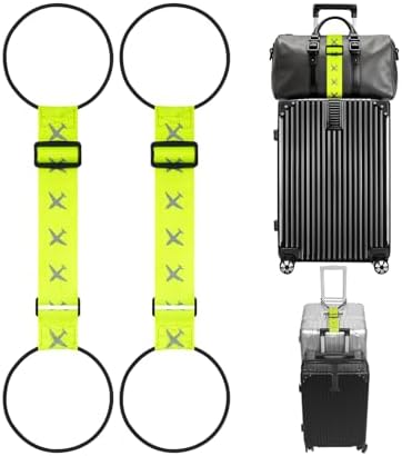 Adjustable Add A Bag Luggage Connector Straps by Aoahaiy