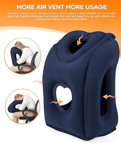 Sunany Travel Pillow, Upgraded Plane Pillow - Image 2