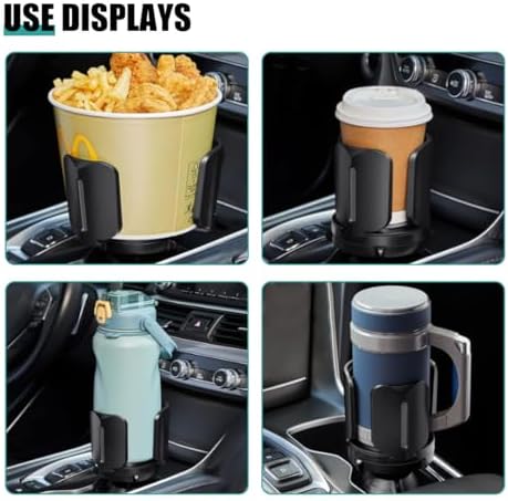 Car Cup Holder Expander, All Purpose Cup Holder Adapter - Image 5