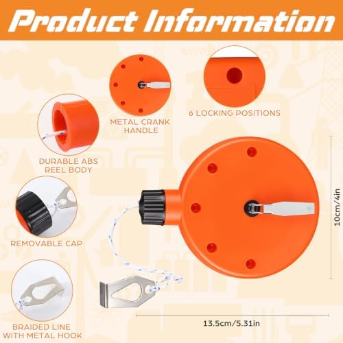 AmazingSpark 2 Chalk Line Tool for Building 100 ft - Image 2