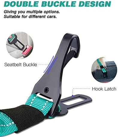 AUBELL Dog Seat Belt for Car, 2 Pack Set 3-in-1 Dog Car Harness - Image 3