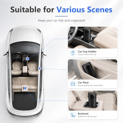 Car Trash Can with Lid, 1 Pack - Image 5