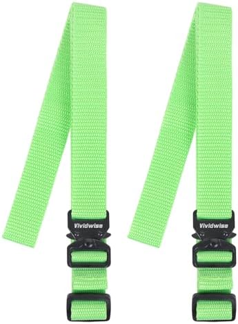 Utility Straps with Metal Quick Release Buckle, Adjustable Nylon Belt Backpack by Vividwise