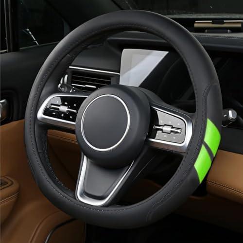Leather Steering Wheel Cover 14.5-15 inchCompatible - Image 5