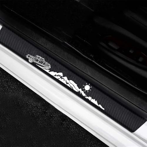 4 Pieces Car Door Sill Protector fit - Image 3