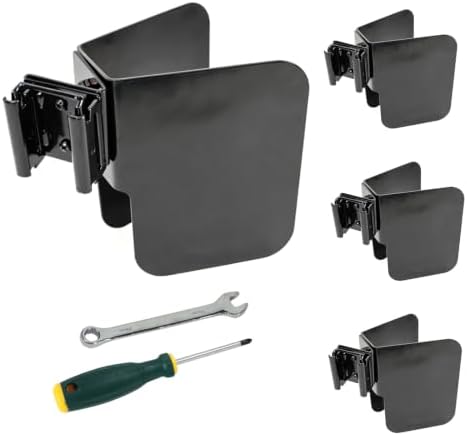 4PCS E-Track Wheel Chock, E-Track Motorcycle Wheel Chock by Unknown