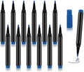 12 PCS Dark blue Liquid Chalk Markers Wet or Dry Erase Fine Tip Neon Pens by Unknown