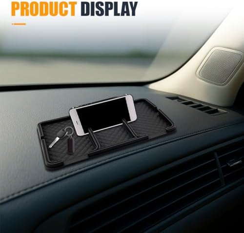 YoRise Bling Rhinestone Car Dashboard Mat - Image 6