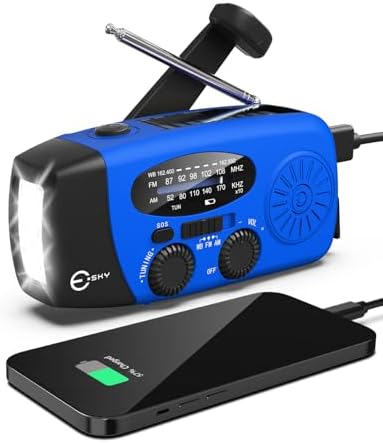 Esky Emergency Hand Crank Radio by Esky