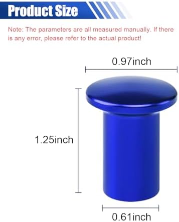 LAINLOY 2 PCS Car Turn Knob Drift Button, Emergency Brake Cover Turn Knob Cover - Image 2